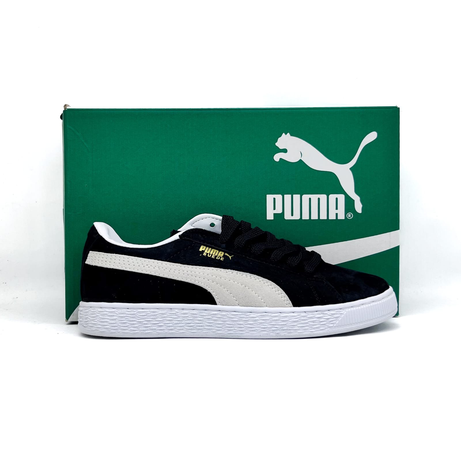 Puma Suede Classic Black White #2